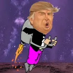 Trump VS Space Invaders App Icon