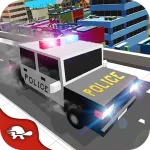 Blocky Police Super Heroes App Icon