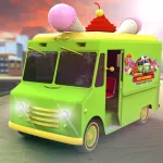 Summer Ice Cream Delivery Van App icon