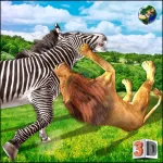 Real Lion Jungle Attack 2017 App icon