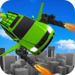 Flying Jeep Gunship Battle 3D 2017 ios icon