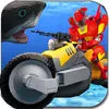 Moto Robot vs Monster Sharks App Icon