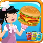 Burger Cooking Restaurant App Icon