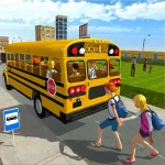 Modern City School Bus App icon