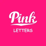 Pink Letters ios icon
