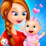 Mommy Newborns Baby Care Games App Icon