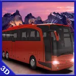 Coach Bus Offroad Hill Drive App icon