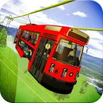 Down Hill Tramway Flying Car App Icon