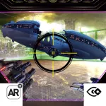 AR Spaceship Shooting Rider App icon