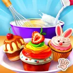 Cupcake Shop Kids cooking Game ios icon