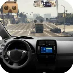 VR Car Driver Traffic Racing App Icon