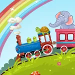 Animals Train for Toddlers Fun ios icon