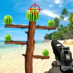 Watermelon Shooting Fruit Game ios icon