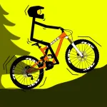 Stickman Bike Downhill App icon
