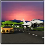 Jet Plane Vs Car Racing 3D App icon