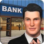 City Bank Manager & Cashier 3D App Icon