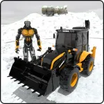 Snow Excavator Crane Rescue ios icon