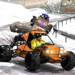 Buggy Car Snow Downhill Racing App Icon