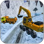 Snow Plow Truck Driver Game ios icon