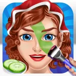 Christmas Hair Nail Salon Game App Icon