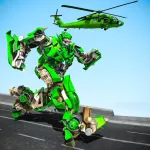 Helicopter War Robot App icon