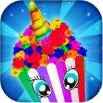 Unicorn Popcorn Party App icon
