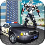 Police Robot Car Transform ios icon