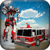Fire Truck Robot Car Transform App Icon