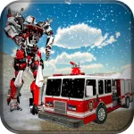 Fire Truck Robot Car Transform ios icon