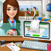High School Girl Cashier Games App Icon