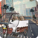 Drive Cargo Rickshaw App Icon