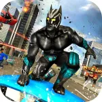 Panther Superhero City Battle App Icon