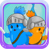 Twin Cat Warrior Snow App Icon