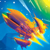 Galaxy Space Zigzag Adventure App Icon