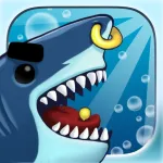 Angry Shark Evolution Clicker App Icon