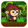 Jungle monkey run run iOS icon