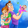 Crazy Mommy vs Daddy Caring iOS icon