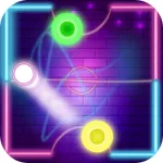 Neon Air Hockey Play App icon