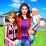 Superstar Single Mom and Kids ios icon