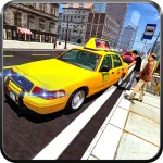 Real City Taxi Driver Sim App Icon