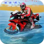 water surfer moto bike race