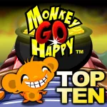 Monkey GO Happy Top Ten Games App icon
