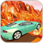 Volcano Cars: Impossible Stunt App icon