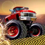 Crazy Stunts Monster Truck Sim App Icon