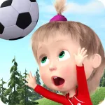 Masha and the Bear Soccer Game App Icon