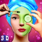Girl Makeup Salon Spa Games 3D App icon