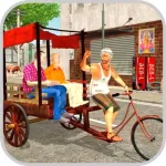 Cycle Rickshaw SIM 3D App Icon
