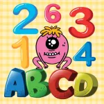 ABC & 123 Monsters For Toddler App Icon