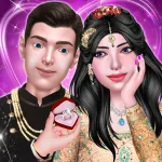 Indian Girl Royal Engagement App Icon