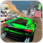 Alien Car: Tracks Space Stunt App icon
